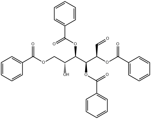 2,3,4,6-TETRA-O-BENZOYL-D-MANNOPYRANOSE Structure