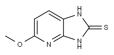 2-Mercapto-5-methoxyimidazole[4,5-b]pyridine Structure