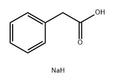 Sodium phenylacetate Structure