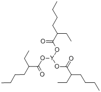 YTTRIUM (III) 2-ETHYLHEXANOATE Structure