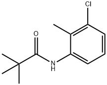 N-(3-CHLORO-2-METHYL-PHENYL)-2,2-DIMETHYL-PROPIONAMIDE Structure