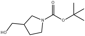 1-Boc-3-hydroxymethylpyrrolidine Structure