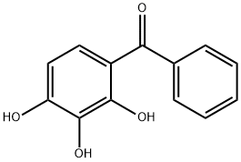 2,3,4-Trihydroxybenzophenone Structure