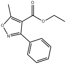 Ethyl 5-methyl-3-phenylisoxazole-4-carboxylate Structure