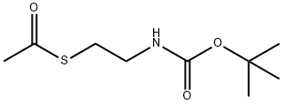 Ethanethioic acid, S-[2-[[(1,1-dimethylethoxy)carbonyl]amino]ethyl] ester (9CI) Structure