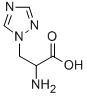 1H-1,2,4-Triazole-1-propanoicacid,alpha-amino-(9CI) Structure
