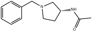 (R)-(+)-BENZYL-3-ACETYLAMINOPYRROLIDINE& Structure