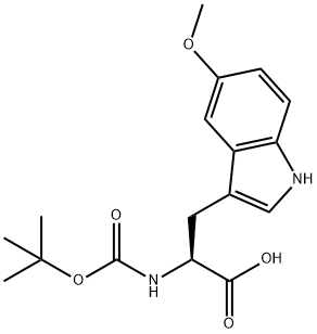 BOC-5-METHOXY-L-TRYPTOPHAN Structure