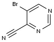 5-BROMO-4-CYANOPYRIMIDINE Structure