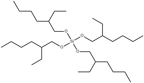 TETRAKIS(2-ETHYLHEXOXY)SILANE Structure