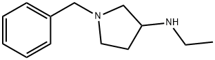 1-BENZYL-3-(ETHYLAMINO)PYRROLIDINE Structure