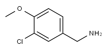3-Chloro-4-methoxybenzenemethanamine Structure