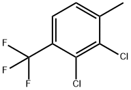 2,3-Dichloro-4-(trifluoromethyl)toluene Structure