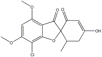 4'-O-DeMethyl Griseofulvin Structure