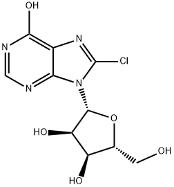 8-CHLOROINOSINE Structure