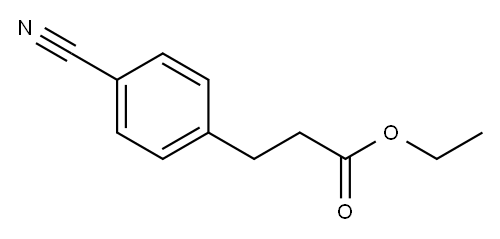 ETHYL 3-(4-CYANOPHENYL)PROPANOATE Structure