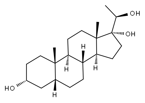 5B-PREGNANE-3A-17A-20B-TRIOL*CRYSTALLINE Structure