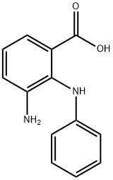 3-Amino-2-(phenylamino)benzoic acid Structure