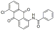 N-(5-chloro-9,10-dihydro-9,10-dioxo-1-anthryl)benzamide  Structure