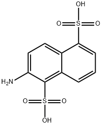 2-Amino-1,5-naphthalenedisulfonic acid Structure