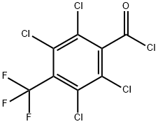 TETRACHLORO-4-TRIFLUOROMETHYLBENZOYLFLUORIDE Structure