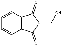 N-(Hydroxymethyl)phthalimide Structure