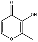 3-Hydroxy-2-methyl-4H-pyran-4-one Structure