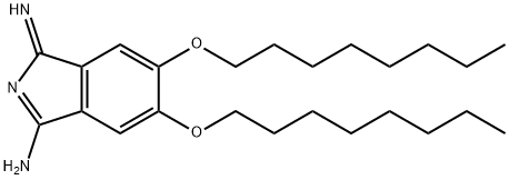 1,3-DIIMINO-5,6-BIS(OCTYLOXY)ISOINDOLINE Structure