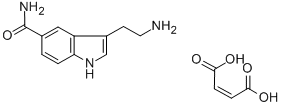 5-carboxamidotryptamine maleate salt Structure