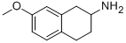 2-AMINO-1,2,3,4-TETRAHYDRO-7-METHOXYNAPHTHALENE Structure