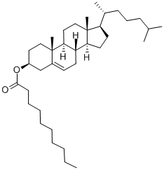 [(3S,9S,10R,13R,14S,17R)-10,13-Dimethyl-17-[(2R)-6-methylheptan-2-yl]-2,3,4,7,8,9,11,12,14,15,16,17-dodecahydro-1H-cyclopenta[a]phenanthren-3-yl] decanoate Structure