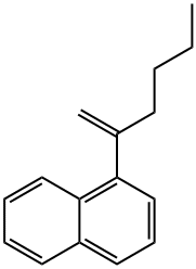 1-(1-METHYLENE-PENTYL)-NAPHTHALENE Structure