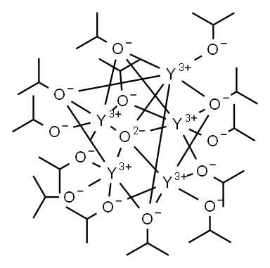 YTTRIUM ISOPROPOXIDE OXIDE Structure