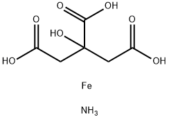 Ammonium ferric citrate Structure