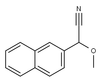 2-METHOXY-2-(2-NAPHTHYL)ACETONITRILE Structure