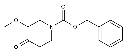 benzyl 3-methoxy-4-oxopiperidine-1-carboxylate Structure