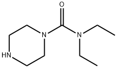 PIPERAZINE-1-CARBOXYLIC ACID DIETHYLAMIDE Structure