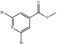 Methyl 2,6-dibromopyridine-4-carboxylate Structure