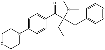 2-Benzyl-2-(dimethylamino)-4'-morpholinobutyrophenone Structure