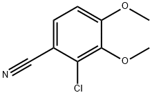 2-CHLORO-3,4-DIMETHOXYBENZONITRILE Structure