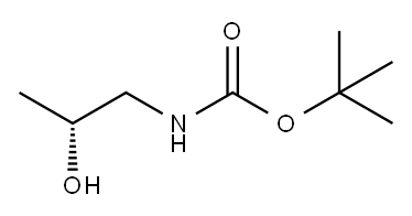 N-BOC-(R)-1-AMINO-2-PROPANOL Structure
