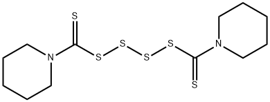 Bis(pentamethylene)thiuram tetrasulfide  Structure