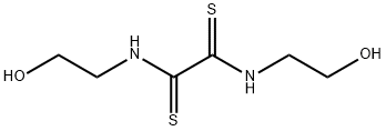 N,N'-BIS(2-HYDROXYETHYL)DITHIOOXAMIDE Structure