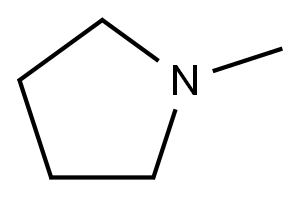 1-Methylpyrrolidine Structure