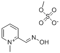 2-[(hydroxyimino)methyl]-1-methylpyridinium methyl sulphate Structure