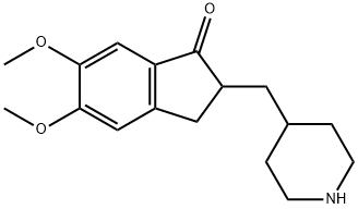 5,6-Dimethoxy-2-(piperidin-4-yl)methylene-indan-1-one Structure