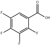 2,3,4,5-Tetrafluorobenzoic acid Structure