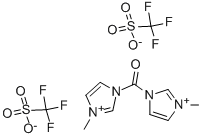 1,1'-CARBONYLBIS(3-METHYLIMIDAZOLIUM) TRIFLATE Structure