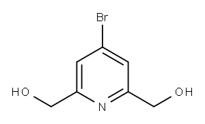 4-Bromopyridine-2,6-dimethanol Structure