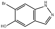 1H-Indazol-5-ol,6-broMo- Structure
